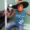 Jackson e Misrael fazendo pose.